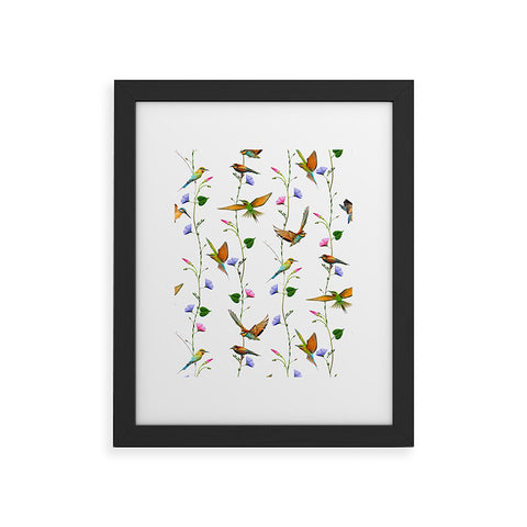 Emanuela Carratoni The Birds Garden Framed Art Print