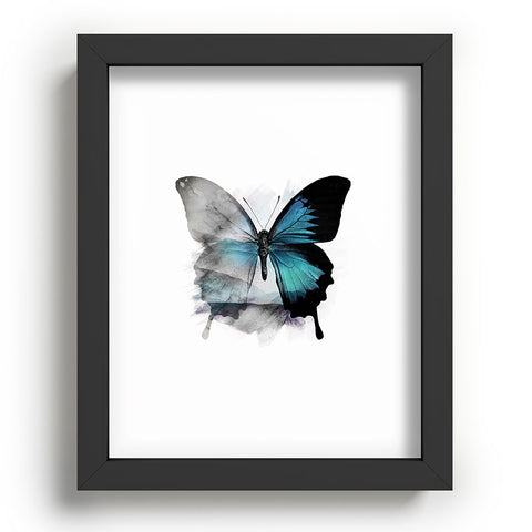 Emanuela Carratoni The Blue Butterfly Recessed Framing Rectangle
