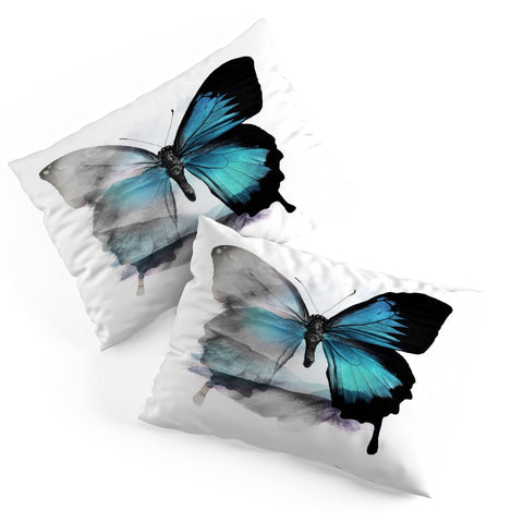 Emanuela Carratoni The Blue Butterfly Pillow Shams