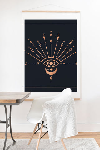 Emanuela Carratoni The Peacock Eye 1 Art Print And Hanger