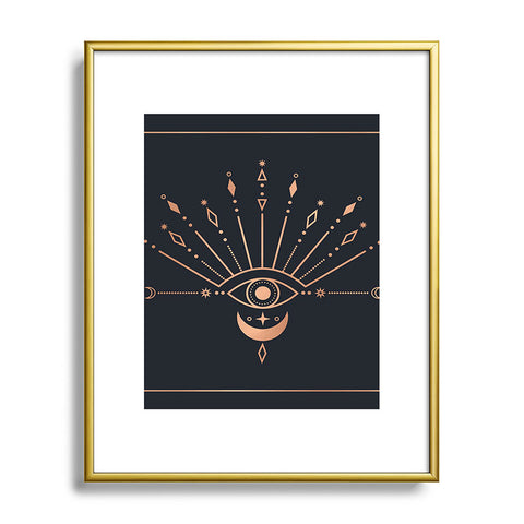 Emanuela Carratoni The Peacock Eye 1 Metal Framed Art Print