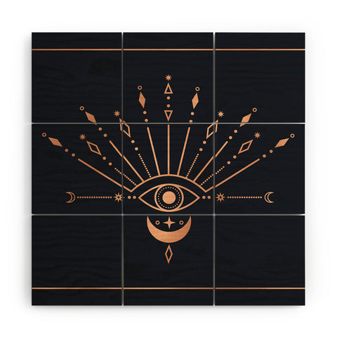 Emanuela Carratoni The Peacock Eye 1 Wood Wall Mural