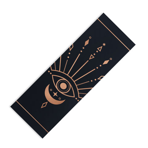 Emanuela Carratoni The Peacock Eye 1 Yoga Mat