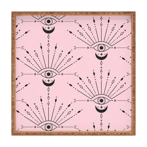 Emanuela Carratoni The Peacock Eye Square Tray