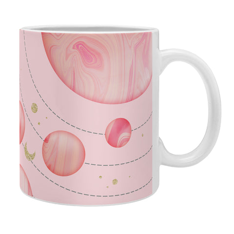 Emanuela Carratoni The Pink Solar System Coffee Mug