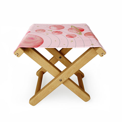 Emanuela Carratoni The Pink Solar System Folding Stool