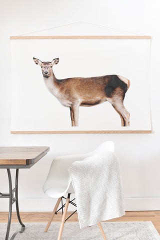 Emanuela Carratoni The Sweet Deer Art Print And Hanger