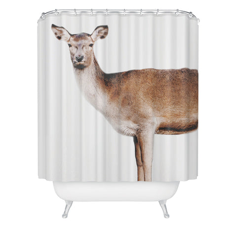 Emanuela Carratoni The Sweet Deer Shower Curtain
