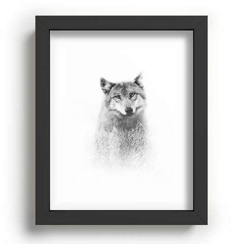 Emanuela Carratoni The Wolf and the Forest Recessed Framing Rectangle