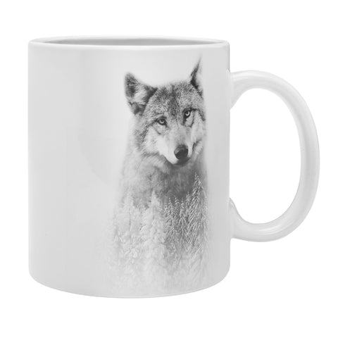 Emanuela Carratoni The Wolf and the Forest Coffee Mug