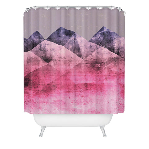 Emanuela Carratoni Think Pink Shower Curtain