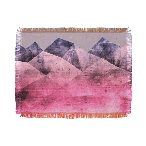 Emanuela Carratoni Think Pink Throw Blanket