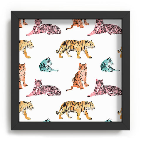 Emanuela Carratoni Tiger Art Theme Recessed Framing Square