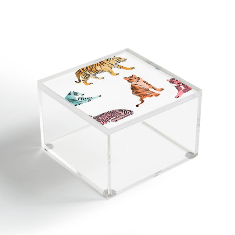 Emanuela Carratoni Tiger Art Theme Acrylic Box