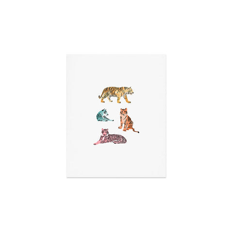 Emanuela Carratoni Tiger Art Theme Art Print