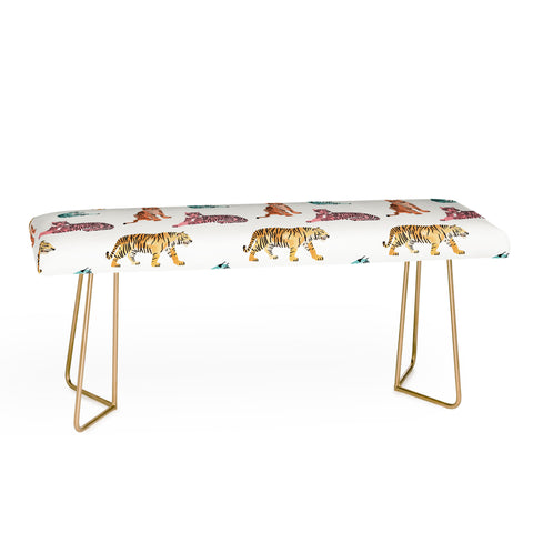 Emanuela Carratoni Tiger Art Theme Bench