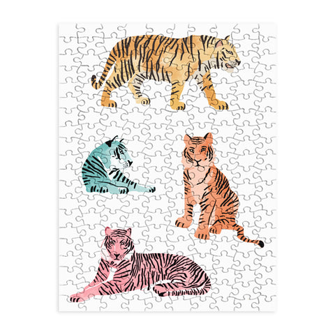 Emanuela Carratoni Tiger Art Theme Puzzle