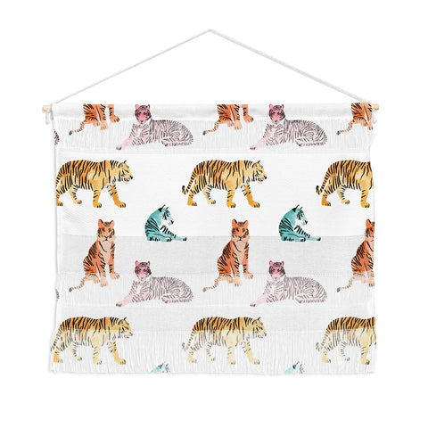 Emanuela Carratoni Tiger Art Theme Wall Hanging Landscape