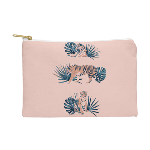 Emanuela Carratoni Tigers on Pink Pouch