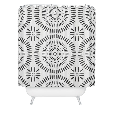 Emanuela Carratoni Tribal Theme Shower Curtain