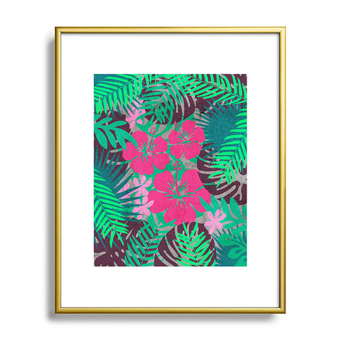 Emanuela Carratoni Tropicana Style Metal Framed Art Print