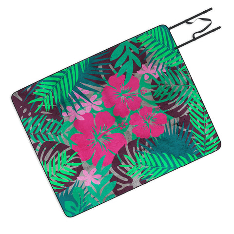 Emanuela Carratoni Tropicana Style Picnic Blanket