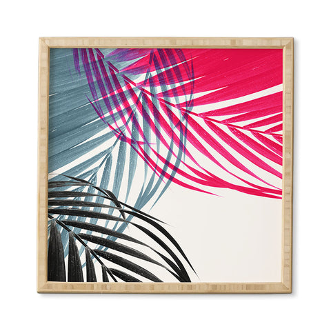 Emanuela Carratoni Trychromy Palms Framed Wall Art