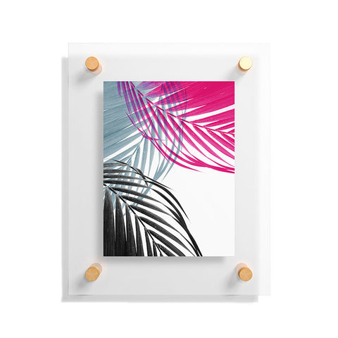 Emanuela Carratoni Trychromy Palms Floating Acrylic Print