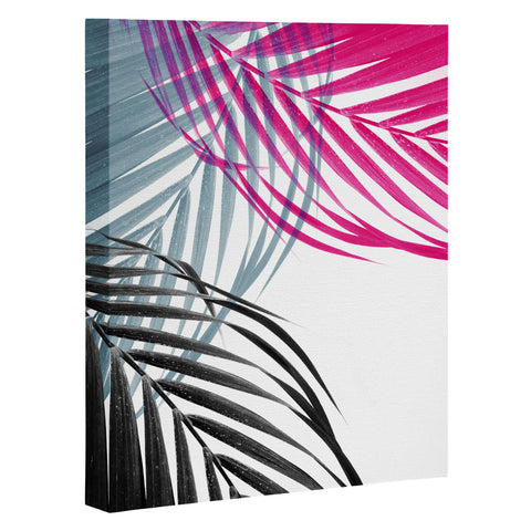 Emanuela Carratoni Trychromy Palms Art Canvas