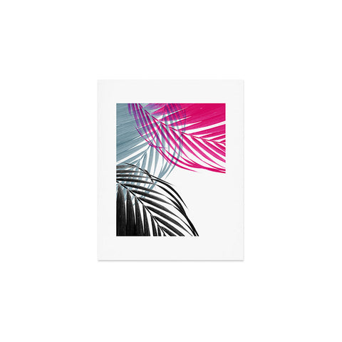 Emanuela Carratoni Trychromy Palms Art Print