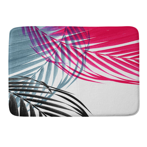 Emanuela Carratoni Trychromy Palms Memory Foam Bath Mat
