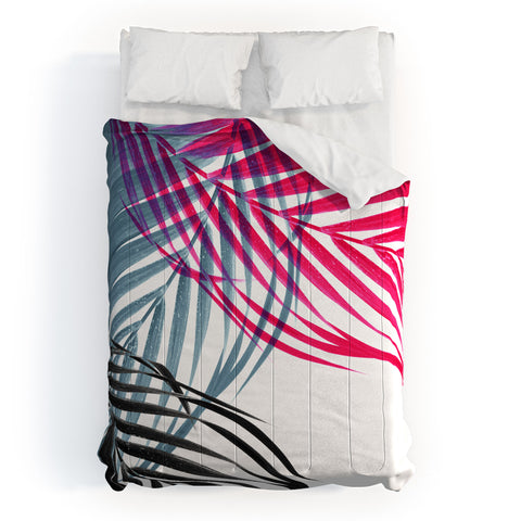 Emanuela Carratoni Trychromy Palms Comforter