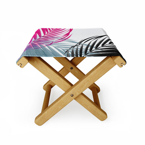 Emanuela Carratoni Trychromy Palms Folding Stool