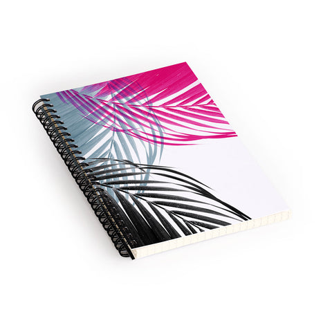 Emanuela Carratoni Trychromy Palms Spiral Notebook