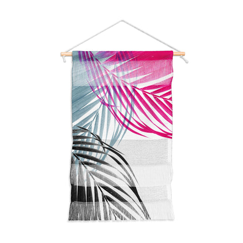 Emanuela Carratoni Trychromy Palms Wall Hanging Portrait