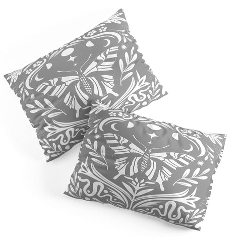 Emanuela Carratoni Ultimate Gray Damask Pillow Shams