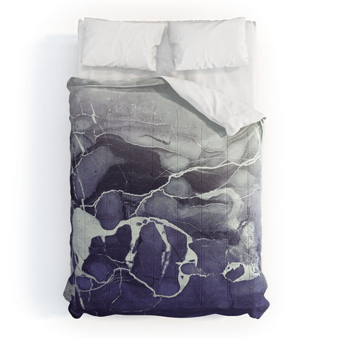 Emanuela Carratoni Ultramarine Marble Comforter