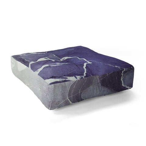 Emanuela Carratoni Ultramarine Marble Floor Pillow Square