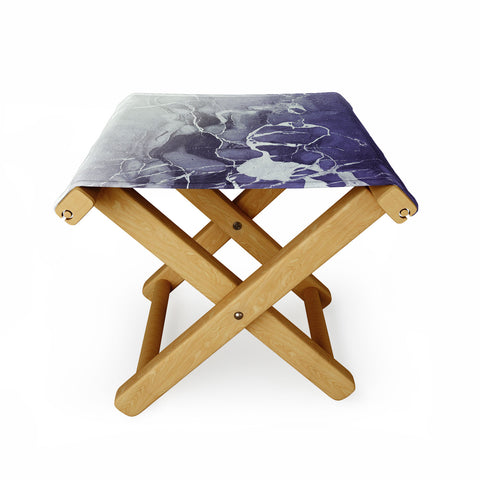 Emanuela Carratoni Ultramarine Marble Folding Stool