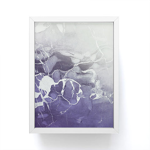 Emanuela Carratoni Ultramarine Marble Framed Mini Art Print