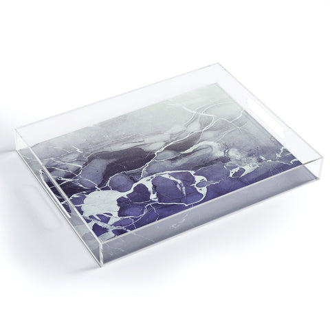 Emanuela Carratoni Ultramarine Marble Acrylic Tray