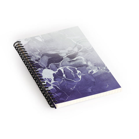 Emanuela Carratoni Ultramarine Marble Spiral Notebook