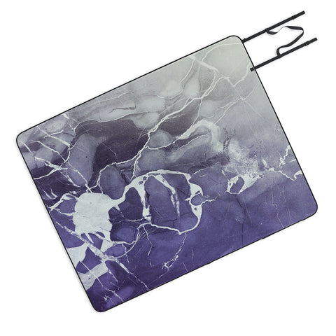 Emanuela Carratoni Ultramarine Marble Picnic Blanket