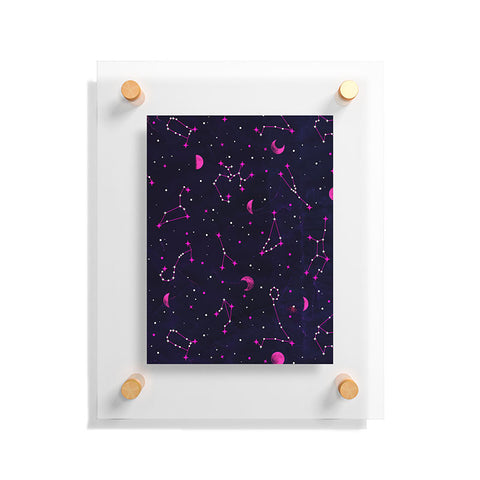 Emanuela Carratoni Ultraviolet Zodiac Floating Acrylic Print