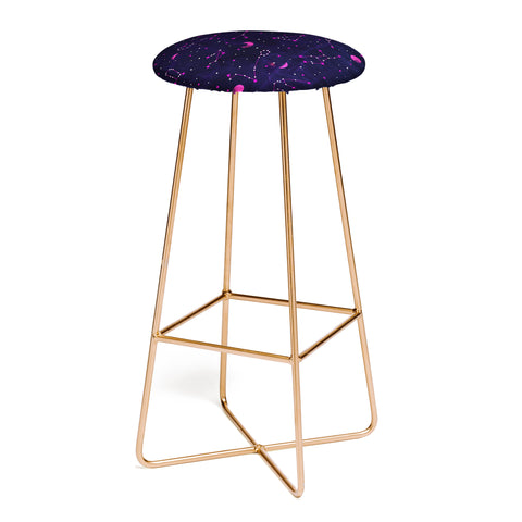 Emanuela Carratoni Ultraviolet Zodiac Bar Stool