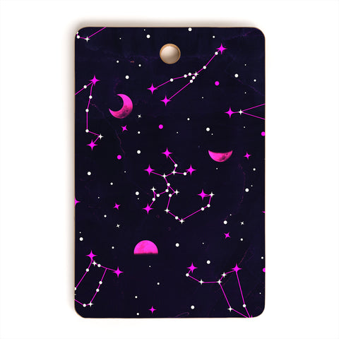 Emanuela Carratoni Ultraviolet Zodiac Cutting Board Rectangle