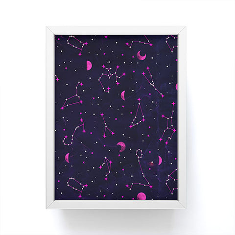 Emanuela Carratoni Ultraviolet Zodiac Framed Mini Art Print
