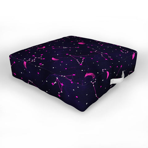 Emanuela Carratoni Ultraviolet Zodiac Outdoor Floor Cushion