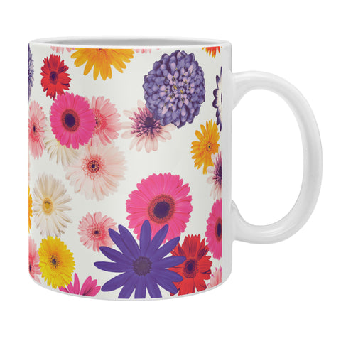 Emanuela Carratoni Very Peri Colorful Flowers Coffee Mug