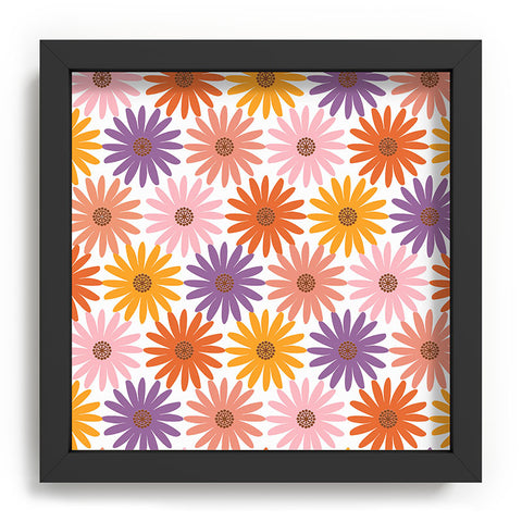 Emanuela Carratoni Very Peri Daisy Pattern Recessed Framing Square